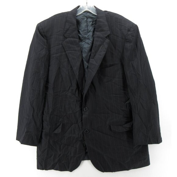 VINTAGE Brooks Brothers Sport Coat 44 Blazer Wool Pinstripe Union Made - Picture 1 of 16